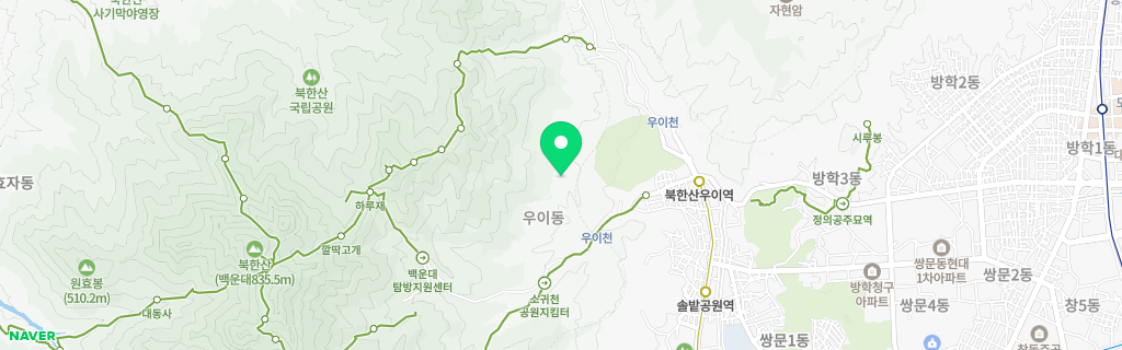 서울 우이 네이버 지도
