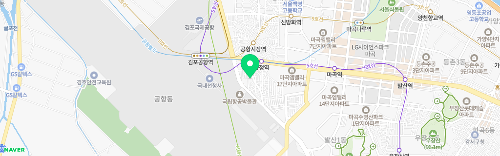 서울 공항 네이버 지도