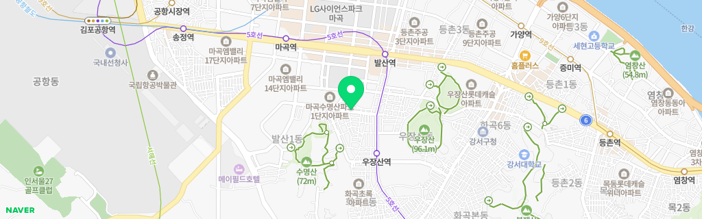 서울 발산 네이버 지도