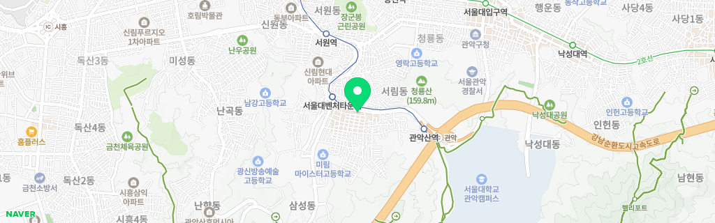 서울 대학 네이버 지도