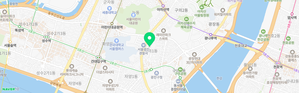 서울 구의 네이버 지도