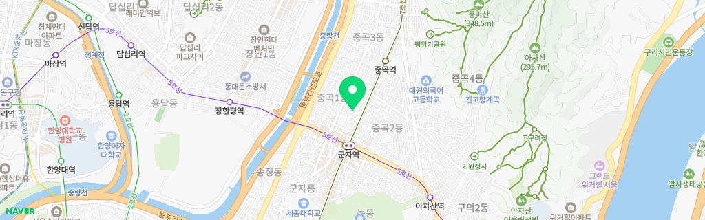 서울 중곡 네이버 지도