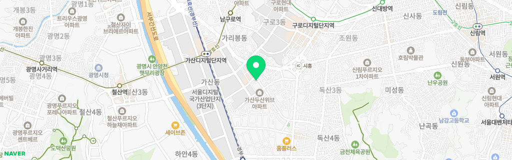 서울 가산 네이버 지도
