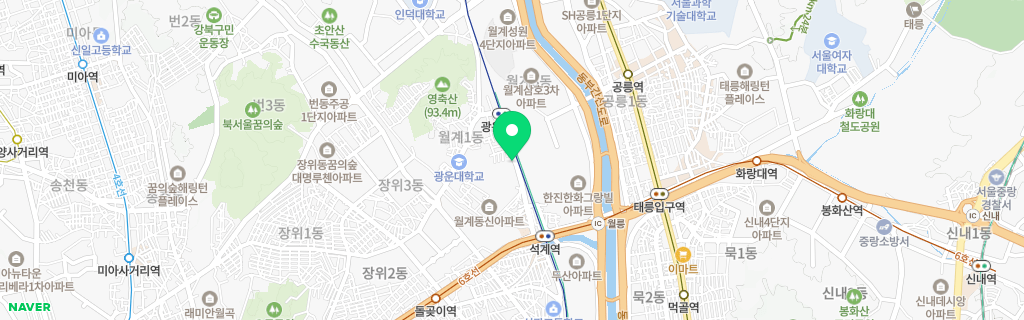 서울 월계 네이버 지도