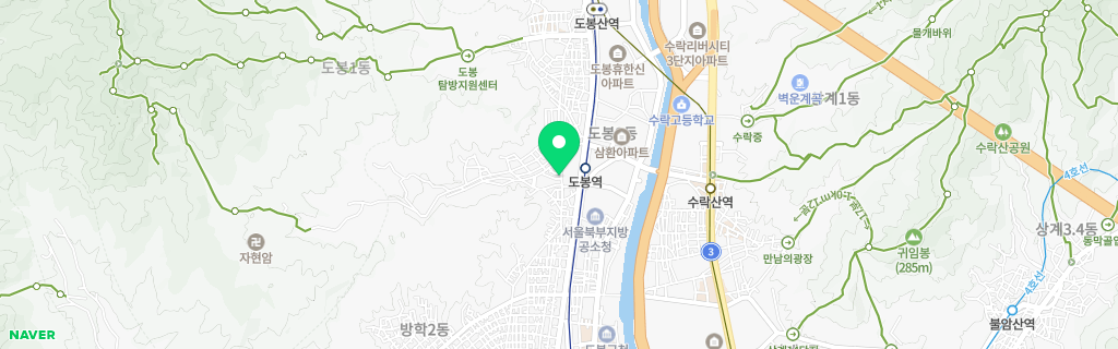 서울 도봉 네이버 지도