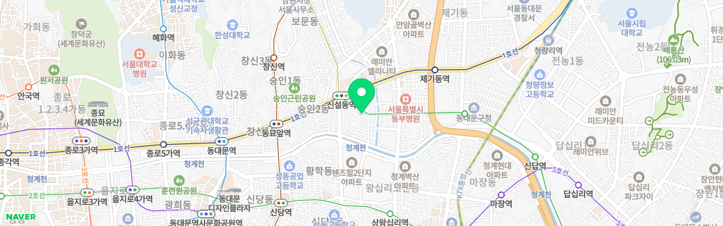 서울 신설 네이버 지도