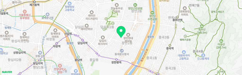 서울 장안 네이버 지도