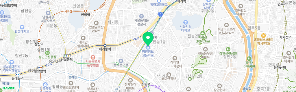 서울 전농 네이버 지도