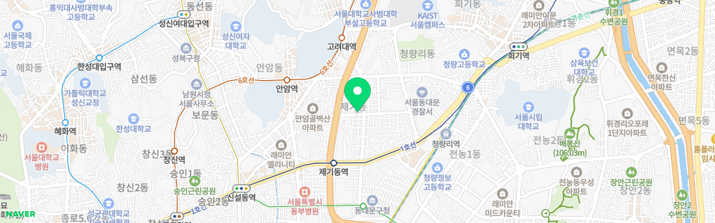 서울 제기 네이버 지도