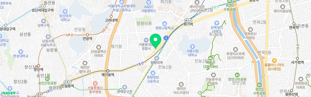 서울 청량리 네이버 지도