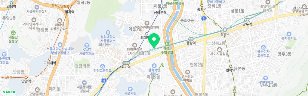서울 휘경 네이버 지도