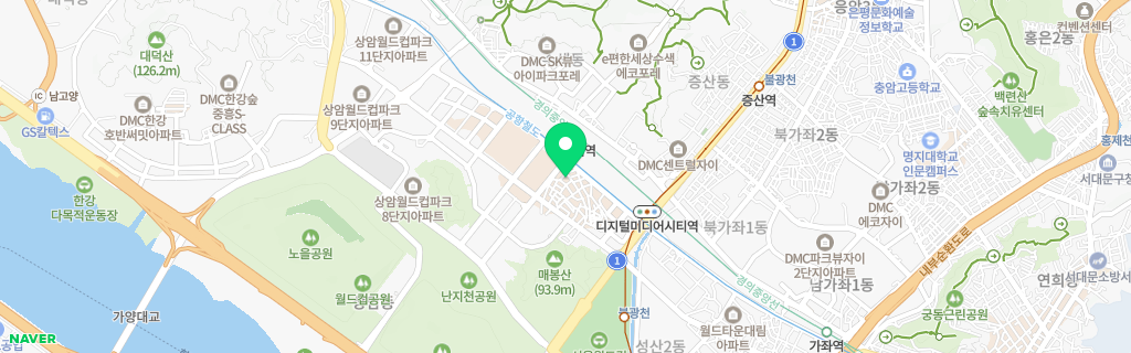 서울 상암 네이버 지도