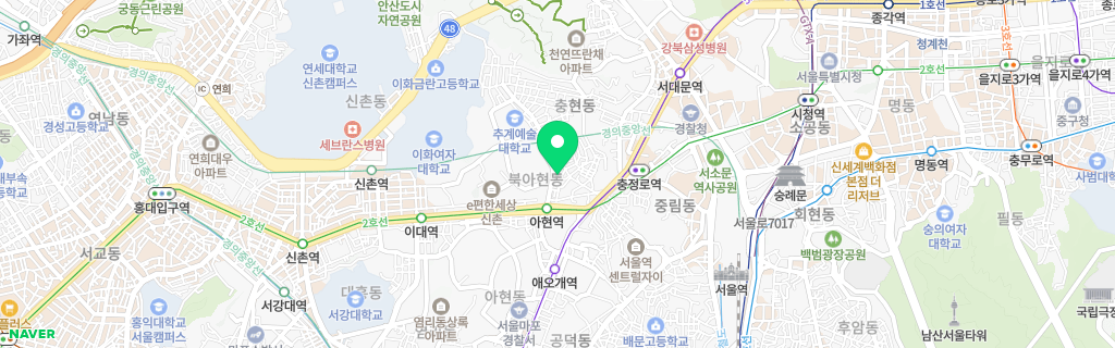 서울 북아현 네이버 지도