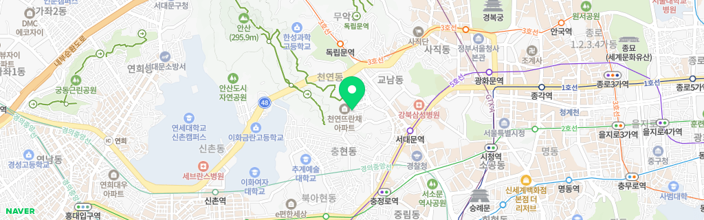 서울 천연 네이버 지도