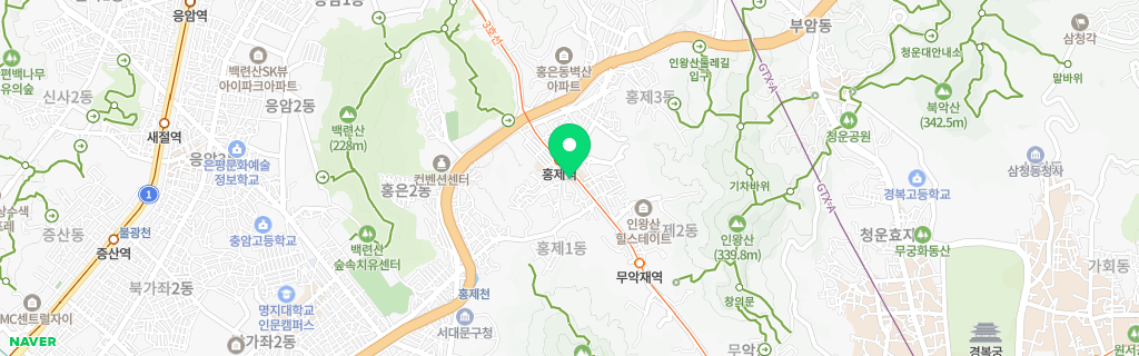 서울 홍제 네이버 지도