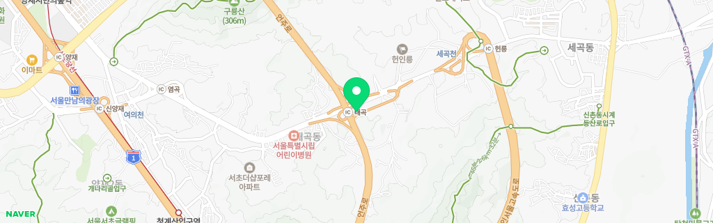서울 내곡 네이버 지도