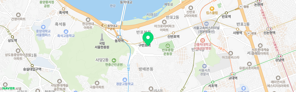 서울 반포 네이버 지도