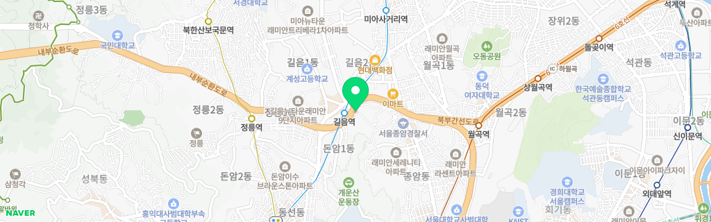 서울 돈암 네이버 지도