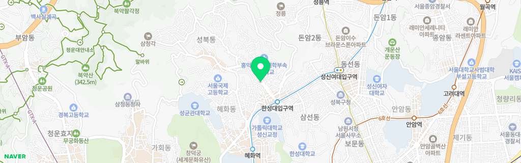 서울 성북 네이버 지도
