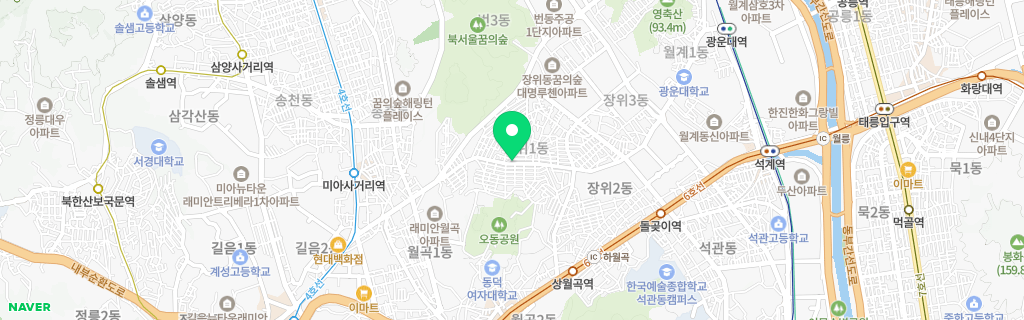 서울 장위 네이버 지도