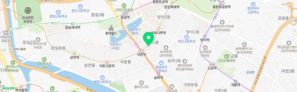 서울 송파 네이버 지도