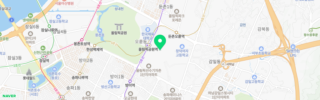 서울 오륜 네이버 지도