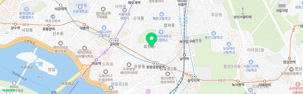 서울 효창 네이버 지도