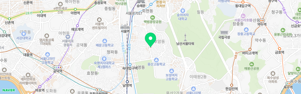 서울 후암 네이버 지도