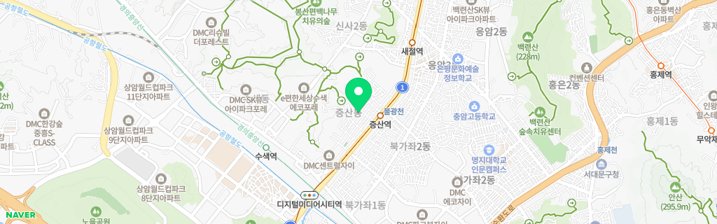 서울 증산 네이버 지도