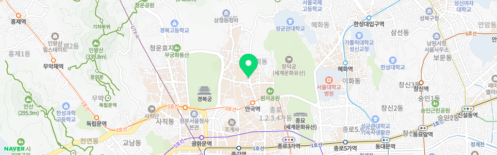 서울 가회 네이버 지도