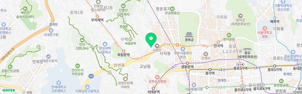 서울 사직 네이버 지도