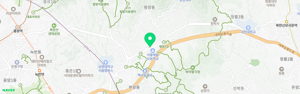 서울 평창 네이버 지도