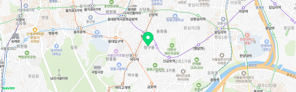 서울 청구 네이버 지도