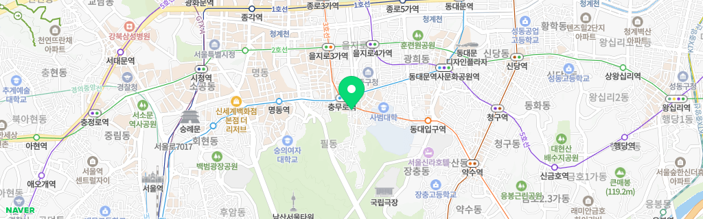 서울 필동 네이버 지도
