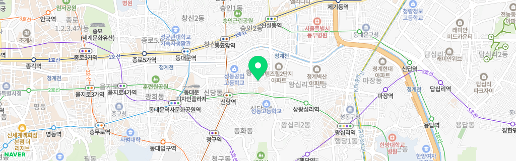 서울 황학 네이버 지도