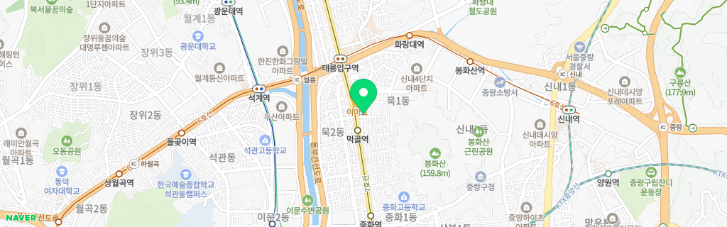 서울 묵동 네이버 지도