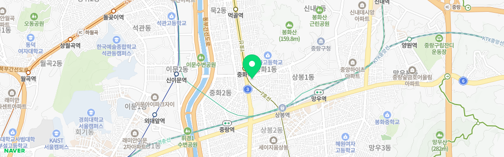 서울 중화 네이버 지도