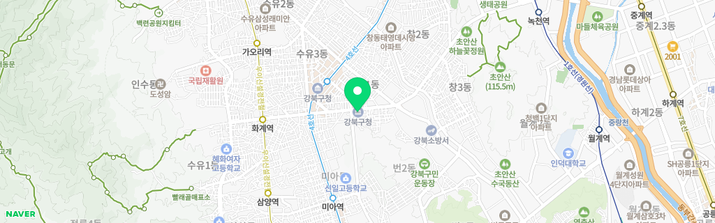 서울 강북구 네이버 지도