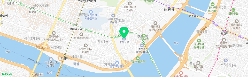 서울 광진구 네이버 지도