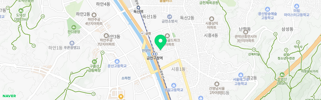 서울 금천구 네이버 지도
