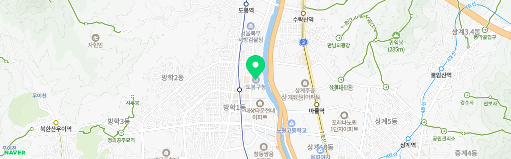 서울 도봉구 네이버 지도