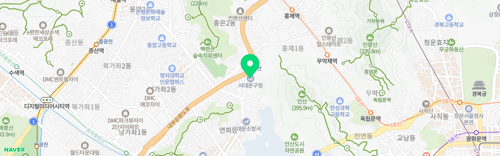 서울 서대문구 네이버 지도