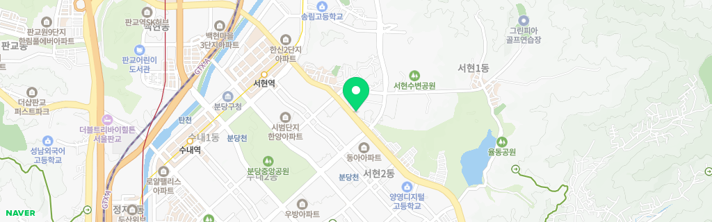 서현 네이버 지도