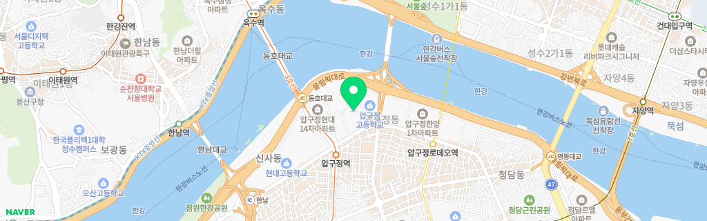 압구정동 네이버 지도