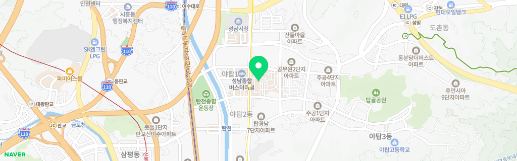 야탑 네이버 지도