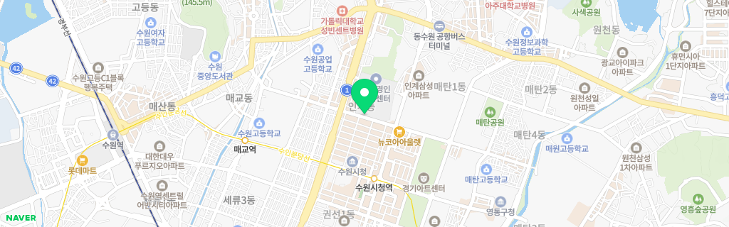 인계동 네이버 지도