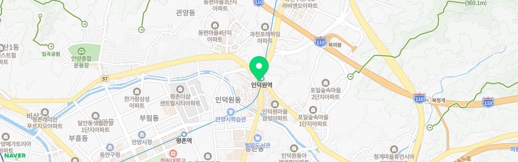 인덕원 네이버 지도