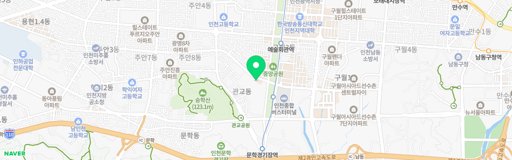 인천 관교 네이버 지도