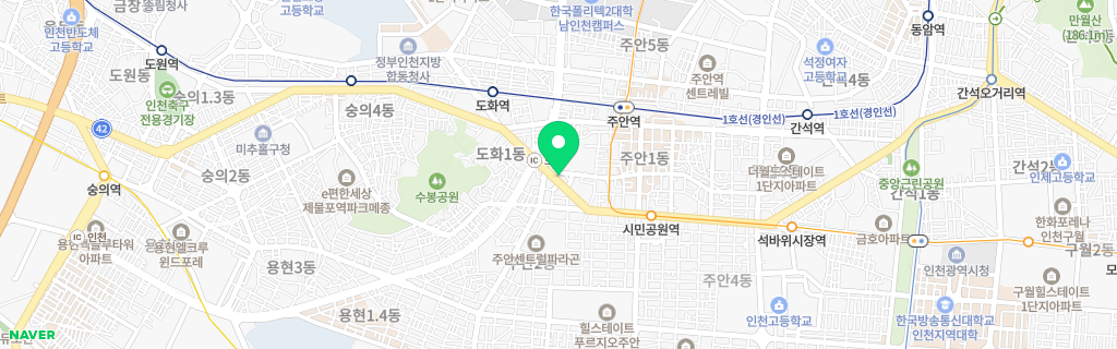 인천 도화 네이버 지도