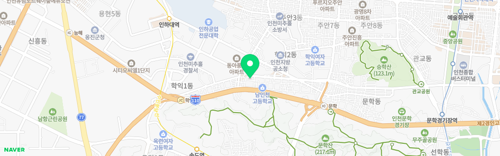 인천 학익 네이버 지도